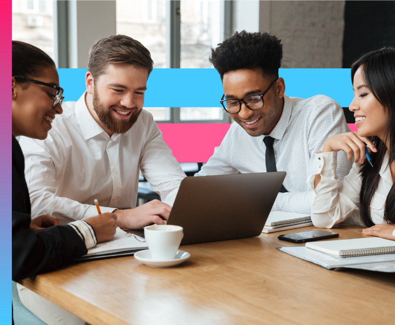 Business team discussing global expansion challenges during a strategy meeting